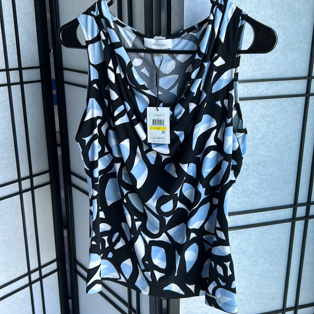 NWT Calvin Klein Sleeveless Blouse